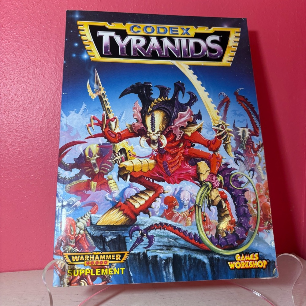 Vintage * Warhammer 40,000 Codex Tyranids Supplement Book by Games Workshop RARE - Picture 2 of 10